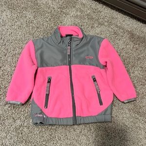 Pink fleece jacket. 18m